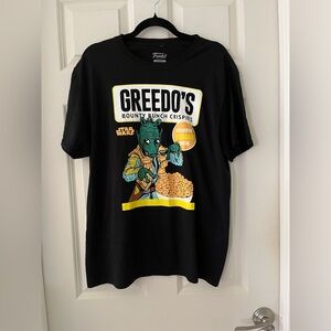 Men’s Funko Star Wars Greedo's Bounty Bunch Crispies CHASE Exclusive T-Shirt  L
